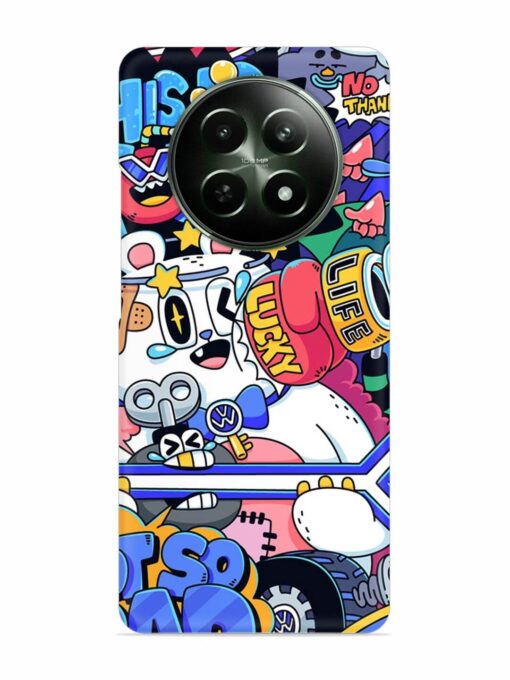 Universal Doodle Snap Case for Realme 12 (5G) Zapvi