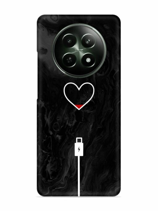 Heart Charging Vector Snap Case for Realme 12 (5G) Zapvi