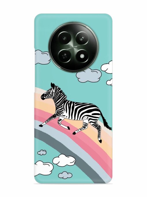 Running Zebra Snap Case for Realme 12 (5G) Zapvi