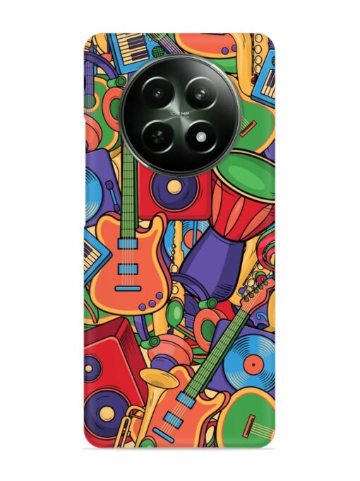 Colorful Music Art Snap Case for Realme 12 (5G) Zapvi