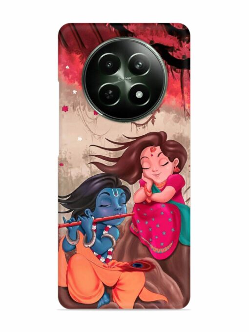 Radhe Krishna Water Art Snap Case for Realme 12X (5G) Zapvi