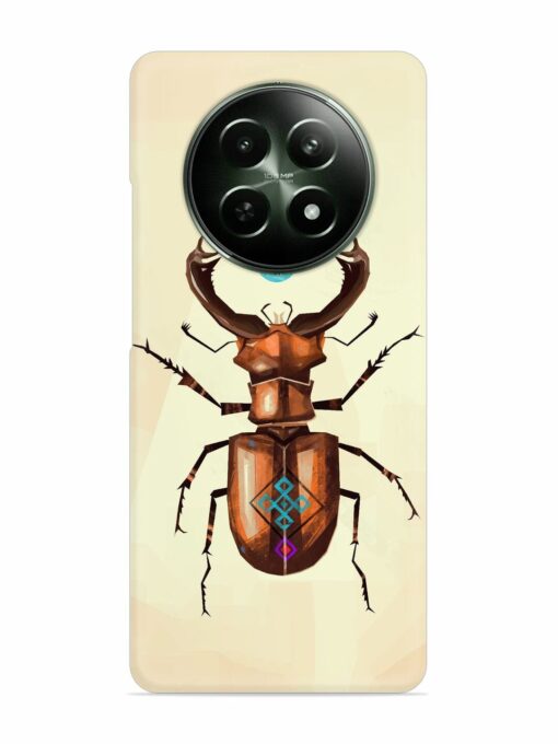 Stag Beetle Vector Snap Case for Realme 12X (5G) Zapvi