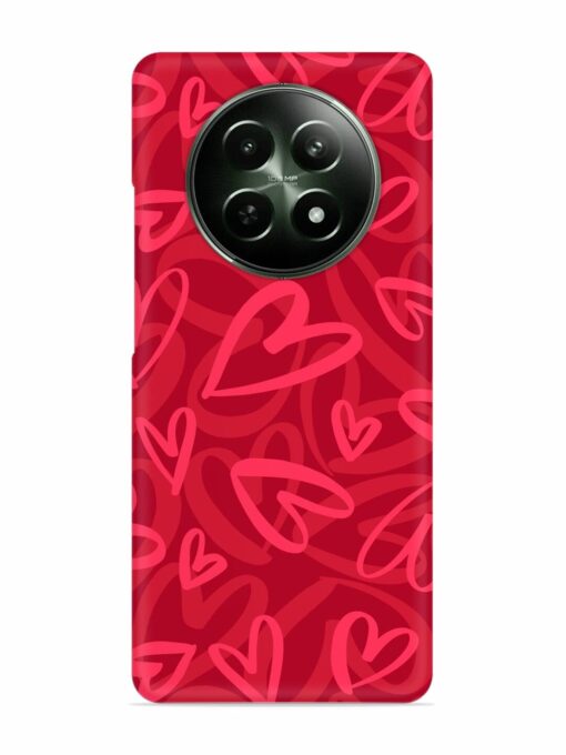 Seamless Romantic Pattern Snap Case for Realme 12X (5G) Zapvi