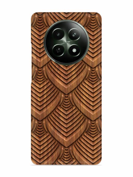 Carved Pattern On Snap Case for Realme 12X (5G) Zapvi