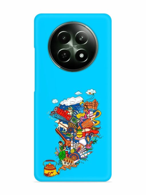 Vector Design Indian Snap Case for Realme 12X (5G) Zapvi