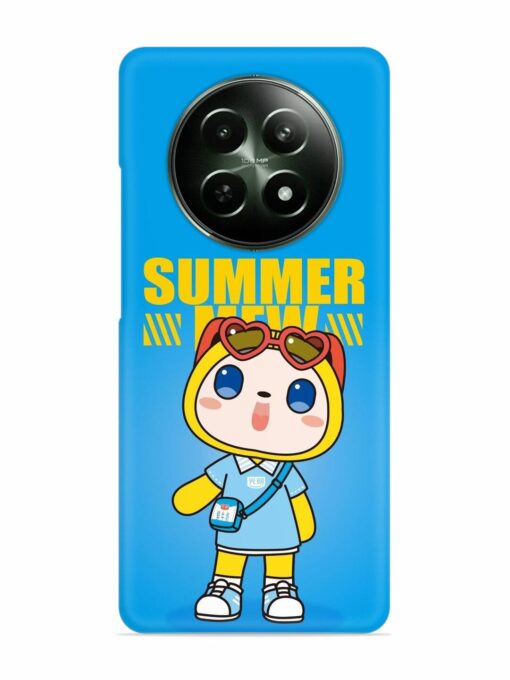 Summer Mew Cartoon Snap Case for Realme 12X (5G) Zapvi