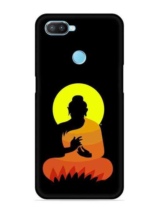 Buddha Art Black Snap Case for Realme 2 Pro Zapvi