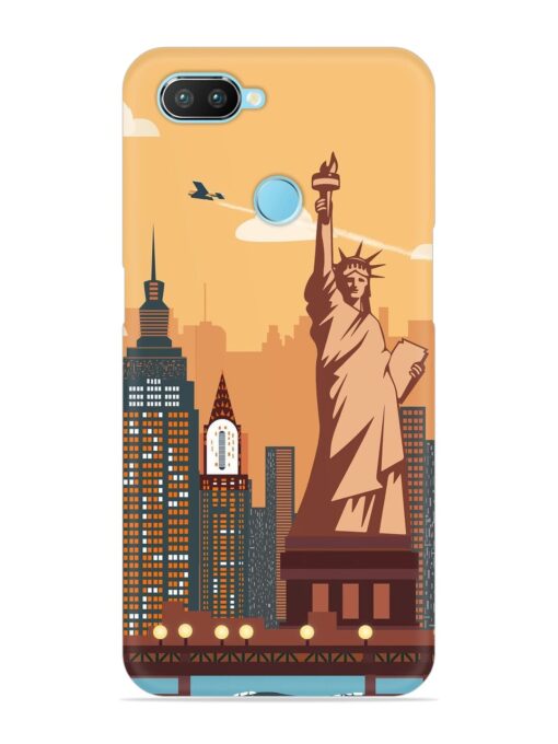 New York Statue Of Liberty Architectural Scenery Snap Case for Realme 2 Pro Zapvi