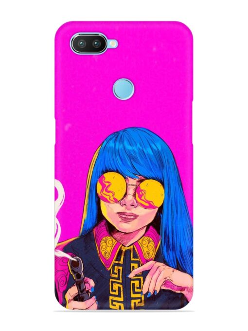 Aesthetic Anime Girl Snap Case for Realme 2 Pro Zapvi