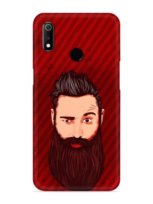 Beardo Man Snap Case for Realme 3 Zapvi