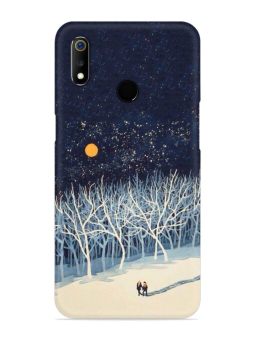 Full Moon Snowshoe Tour Snap Case for Realme 3 Zapvi