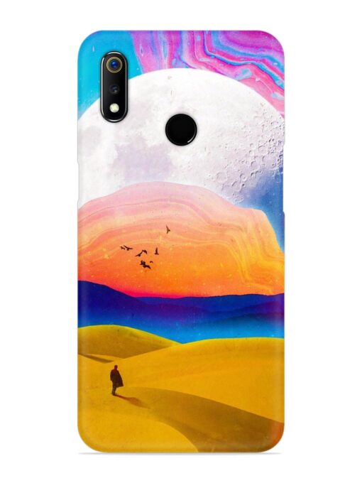 Sandy Desert Snap Case for Realme 3 Zapvi