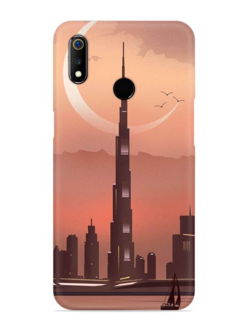 Landmark Burj Khalifa Snap Case for Realme 3 Zapvi