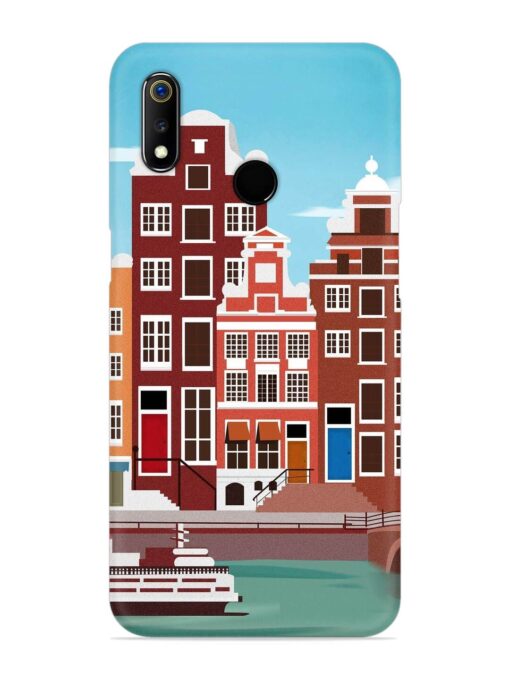 Scenery Architecture Amsterdam Landscape Snap Case for Realme 3 Zapvi