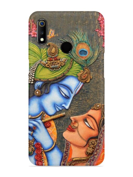 Lord Radha Krishna Flute Art Snap Case for Realme 3 Zapvi