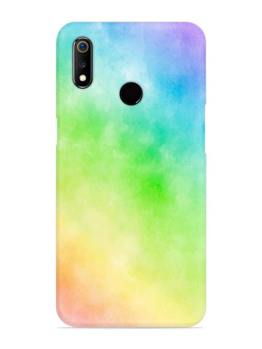 Watercolor Mixture Snap Case for Realme 3 Zapvi