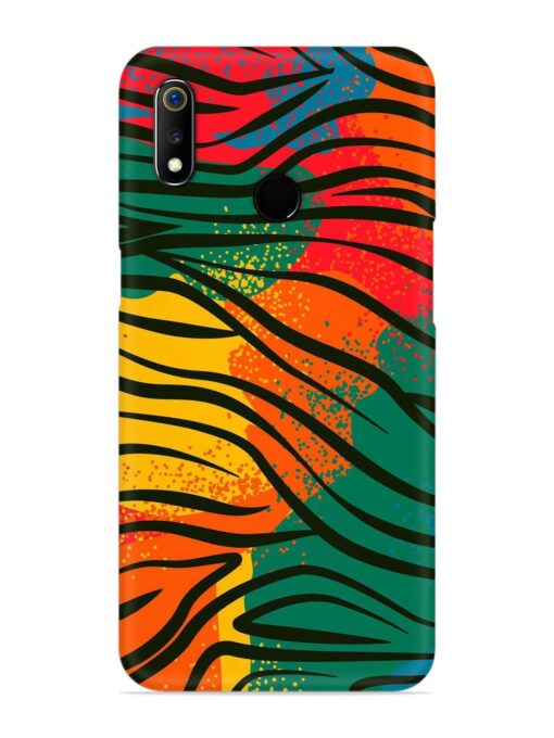 Bright Colorful Snap Case for Realme 3 Zapvi