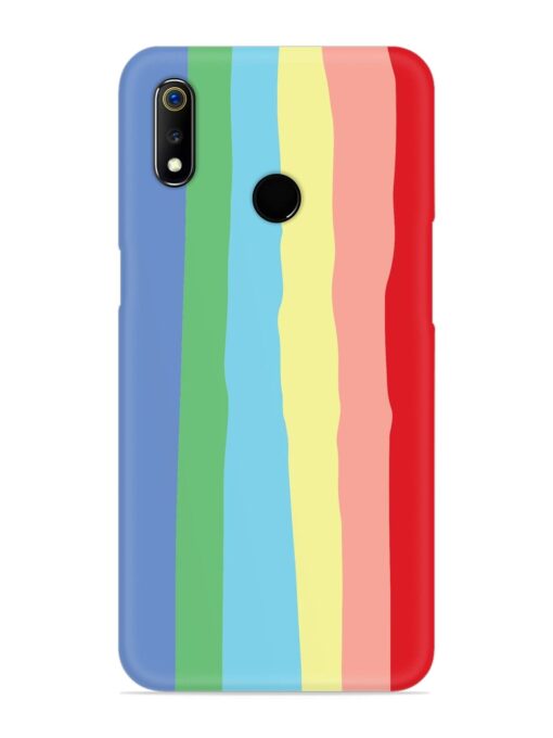 Rainbow Premium Shade Snap Case for Realme 3 Zapvi