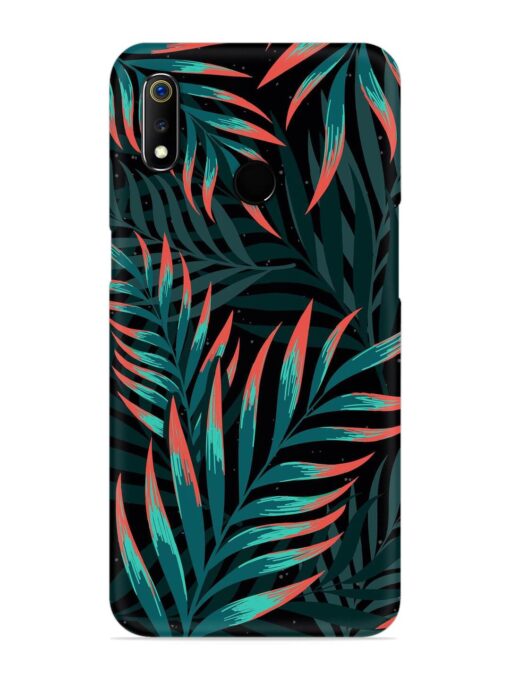 Green Leaf Art Snap Case for Realme 3 Zapvi