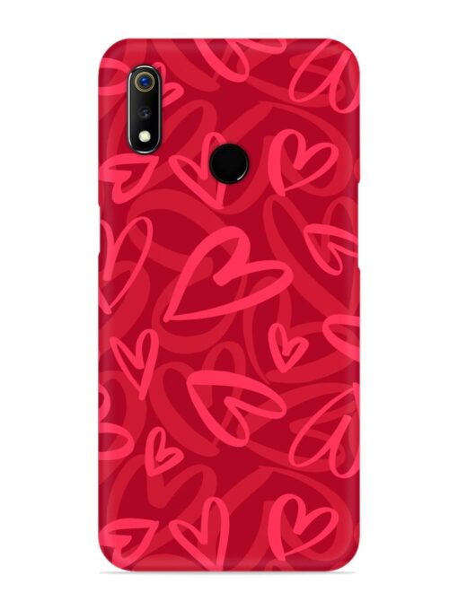 Seamless Romantic Pattern Snap Case for Realme 3 Zapvi