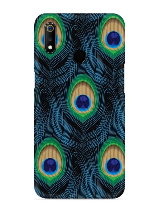 Seamless Pattern Peacock Snap Case for Realme 3 Zapvi