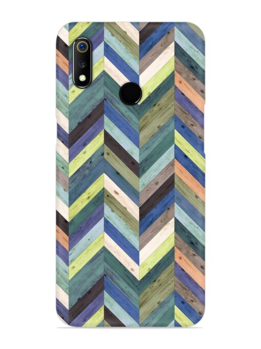 Chevron Random Color Snap Case for Realme 3 Zapvi