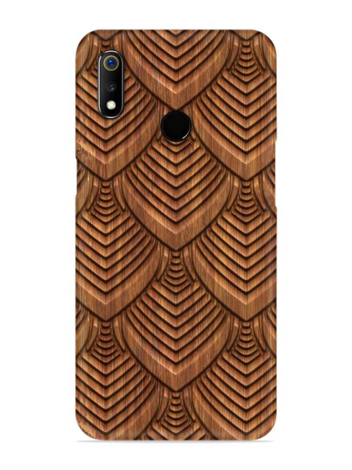 Carved Pattern On Snap Case for Realme 3 Zapvi