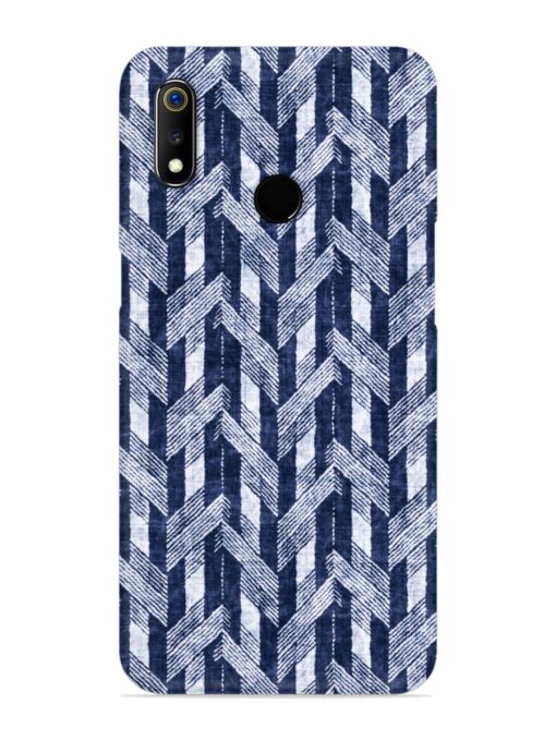 Abstract Herringbone Motif Snap Case for Realme 3 Zapvi