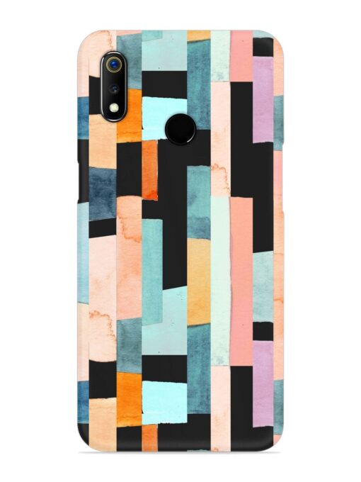 Geometric Seamless Pattern Snap Case for Realme 3 Zapvi