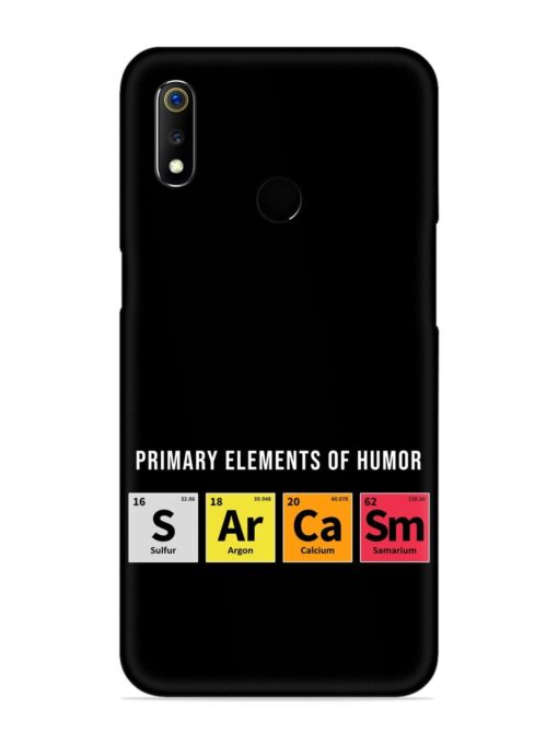 Primary Elements Humor Snap Case for Realme 3 Zapvi