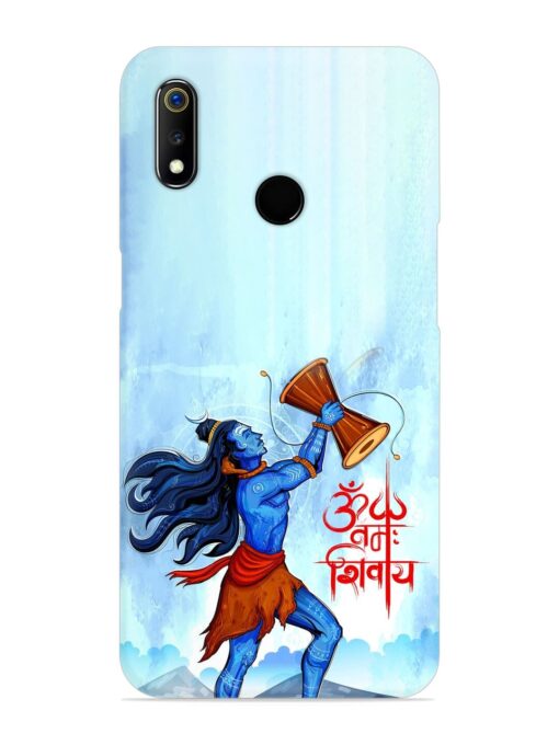 Illustration Lord Shiva Snap Case for Realme 3 Zapvi