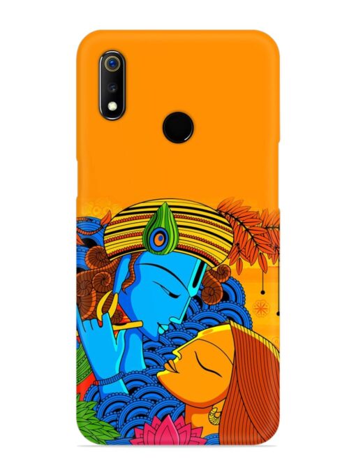 Illustration Hindu Goddess Snap Case for Realme 3 Zapvi