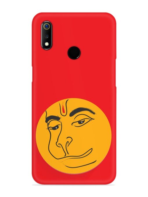 Lord Hanuman Vector Snap Case for Realme 3 Zapvi