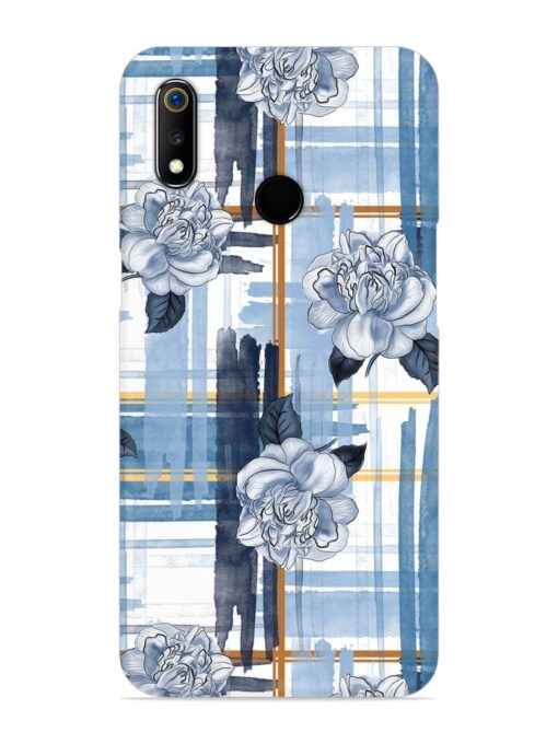 Watercolor Pattern Rose Snap Case for Realme 3 Zapvi