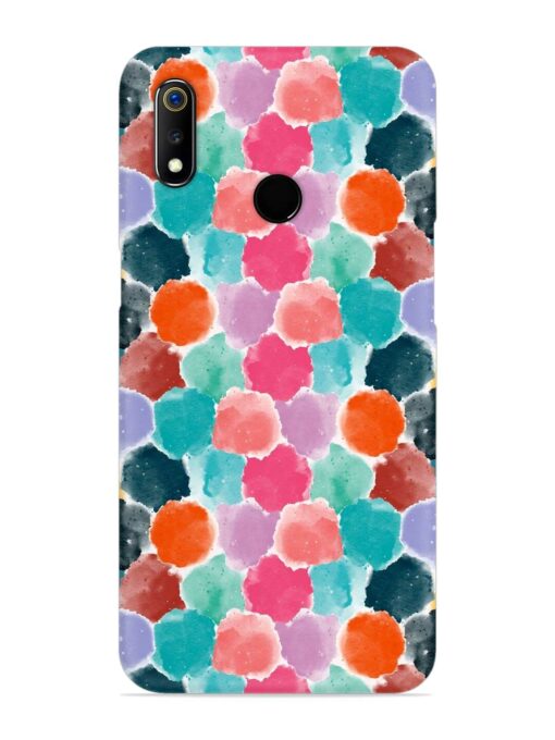 Colorful Seamless Pattern Snap Case for Realme 3 Zapvi