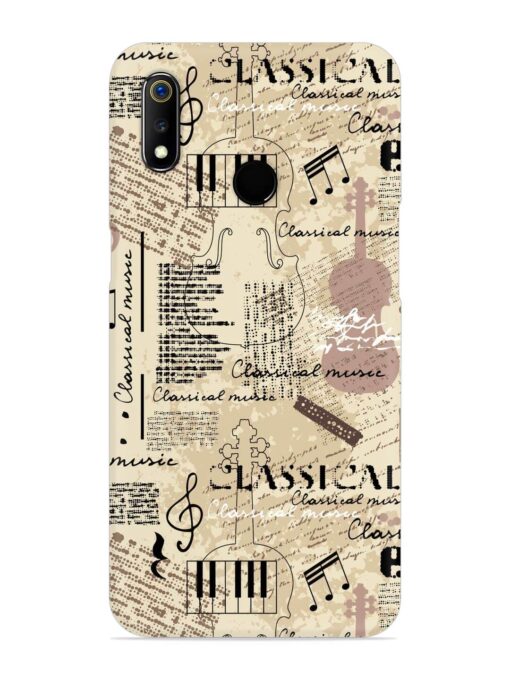 Classical Music Lpattern Snap Case for Realme 3 Zapvi