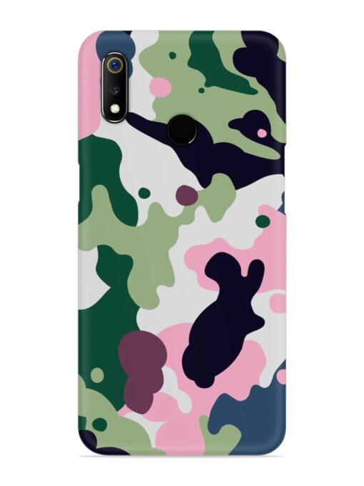 Seamless Funky Camouflage Snap Case for Realme 3 Zapvi