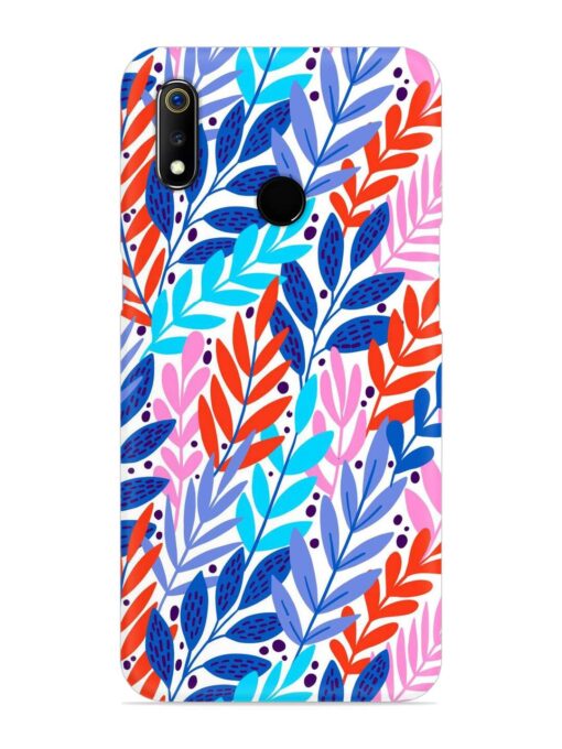 Bright Floral Tropical Snap Case for Realme 3 Zapvi