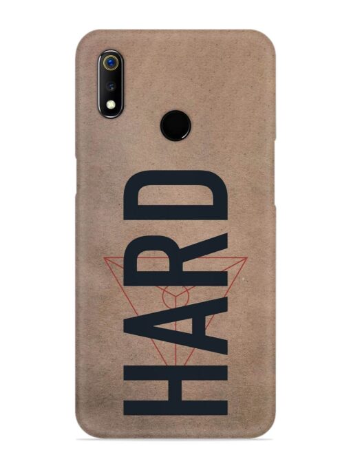 Hard Typo Snap Case for Realme 3 Zapvi