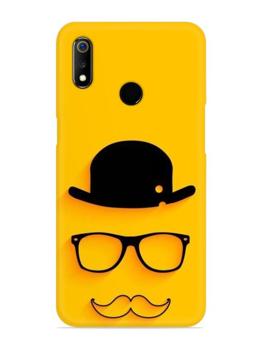 Classic Face Vector Snap Case for Realme 3 Zapvi