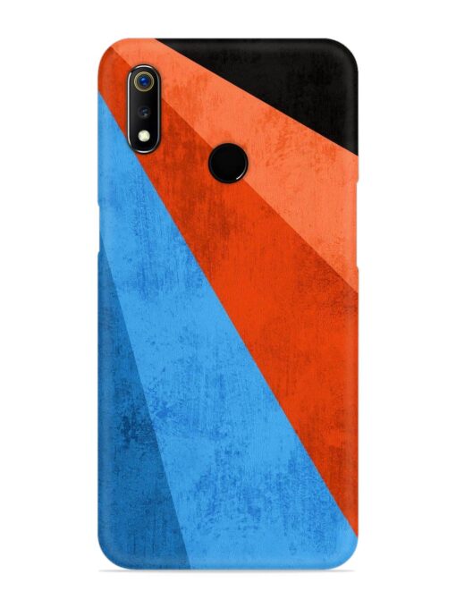 Modern Matte Abstract Snap Case for Realme 3 Zapvi