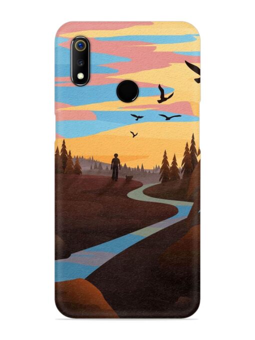 Natural Landscape Art Snap Case for Realme 3 Zapvi