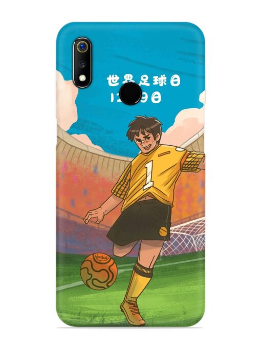 Soccer Kick Snap Case for Realme 3 Zapvi