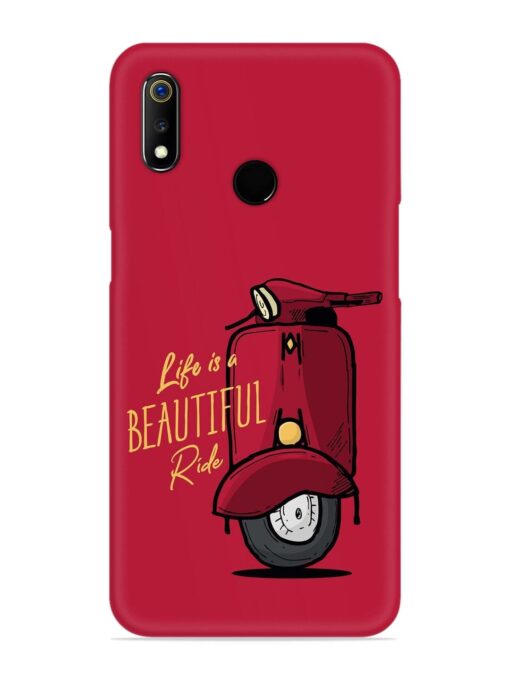 Life Is Beautiful Rides Snap Case for Realme 3I Zapvi