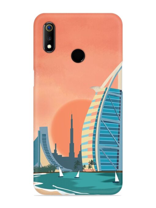 Dubai Architectural Scenery Snap Case for Realme 3I Zapvi