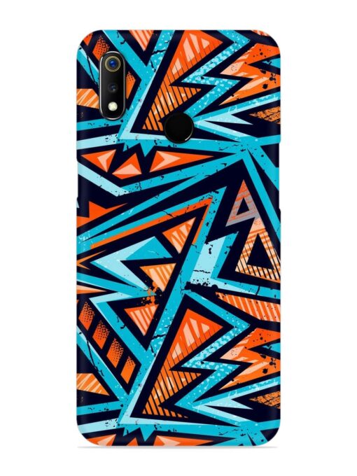 Abstract Seamless Grunge Snap Case for Realme 3I Zapvi