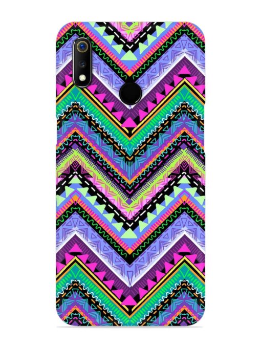 Tribal Aztec Print Snap Case for Realme 3I Zapvi