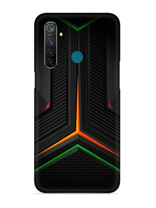 Orange Triangle Light Snap Case for Realme 5 Pro Zapvi