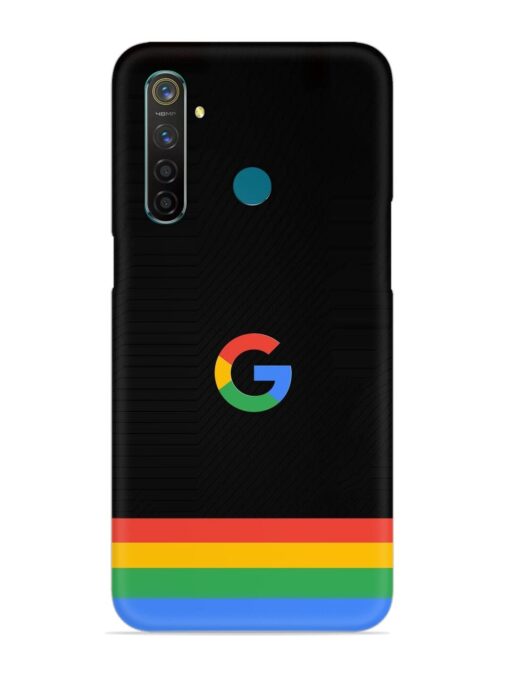 Google Logo Art Snap Case for Realme 5 Pro Zapvi