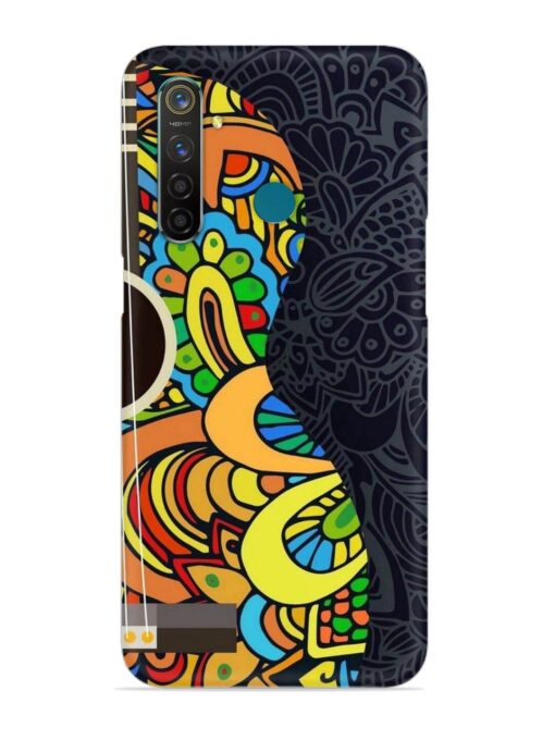 Guitar Vector Art Snap Case for Realme 5 Pro Zapvi